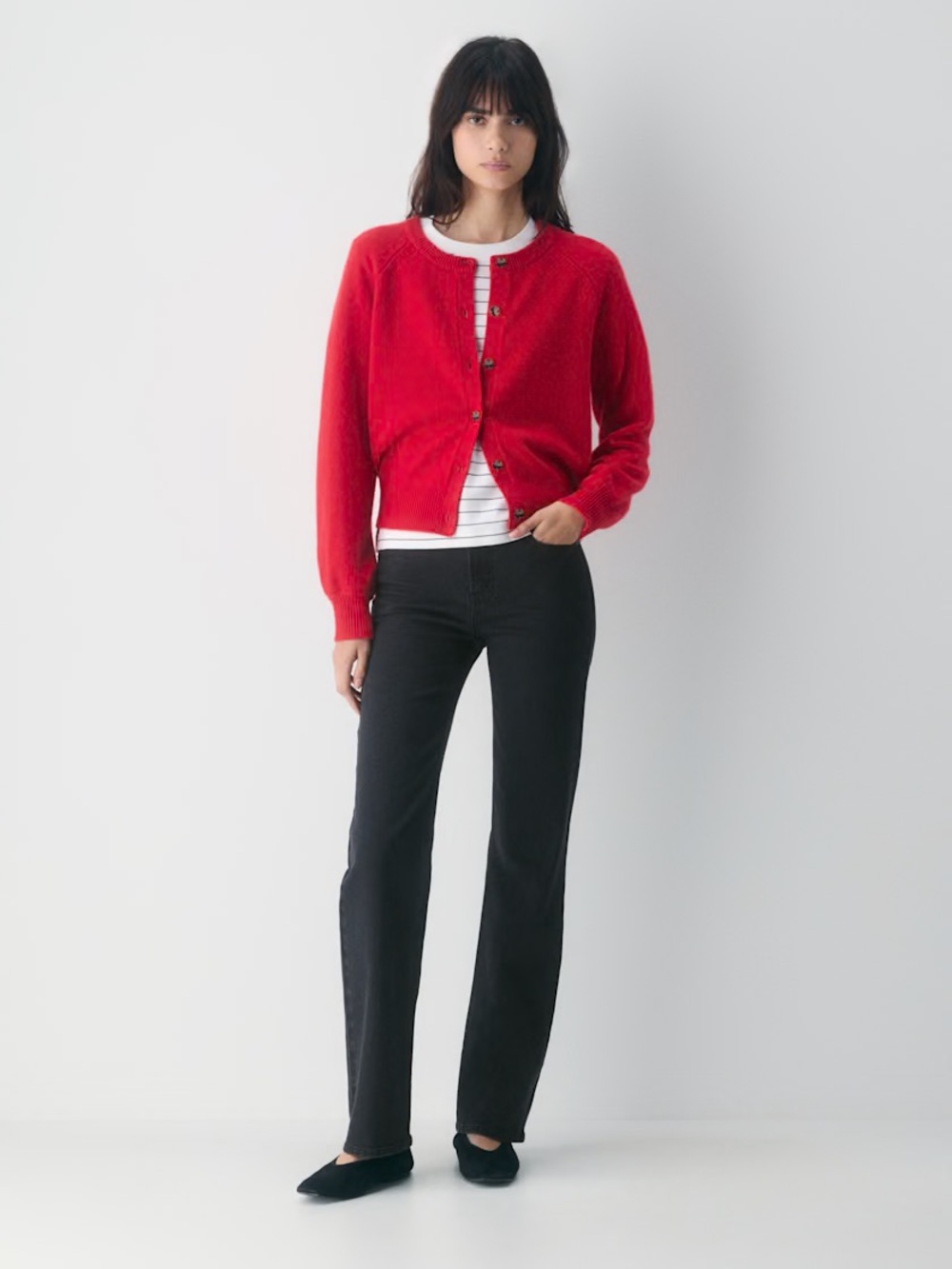 Aritzia Wildred Essential Wool Cashmere London Cardigan